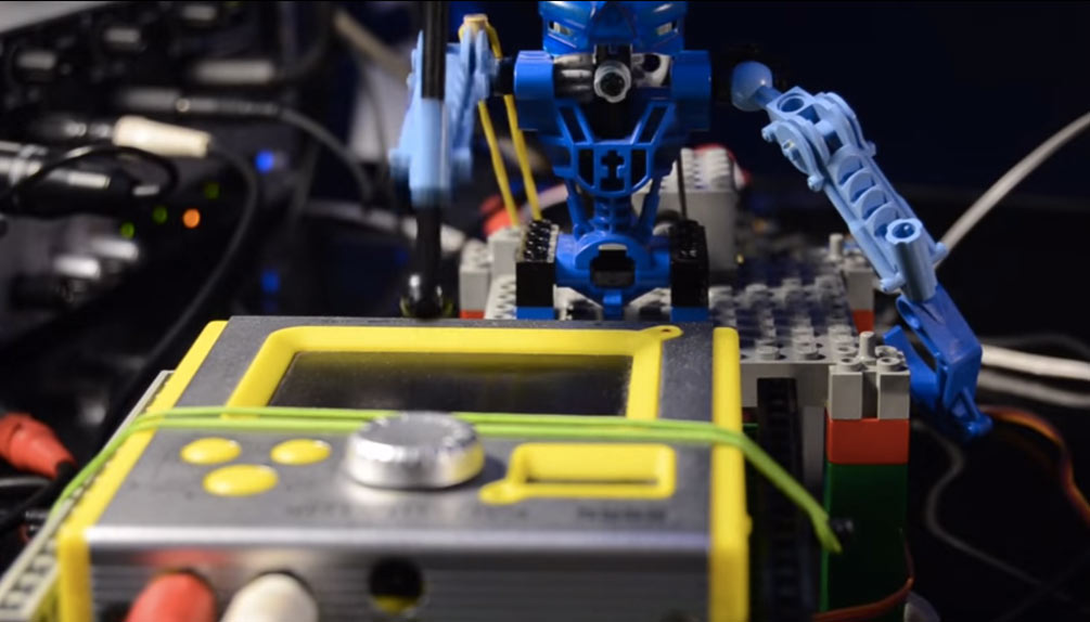 Die LEGO-Roboter-Band Toa Mata.