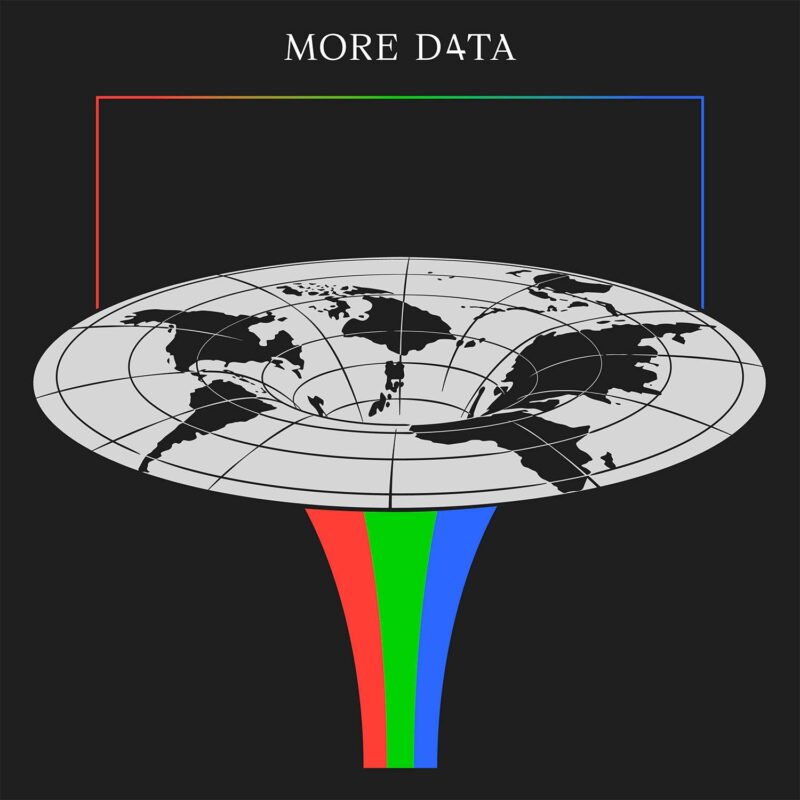 Cover des neuen Albums von Moderat mit dem Titel More D4ta.