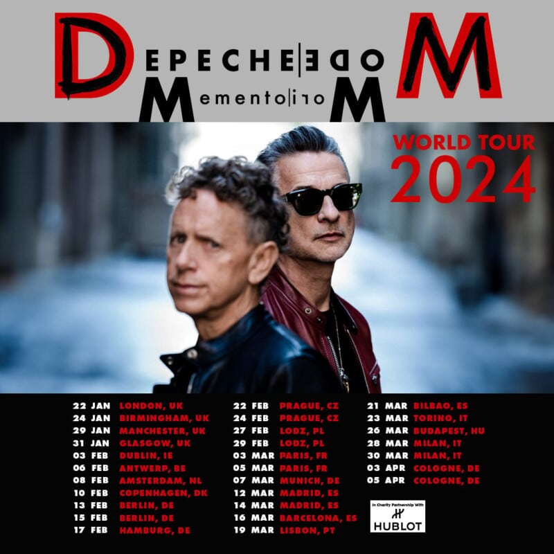 Depeche Mode verlängern Tour Vorverkauf hat begonnen