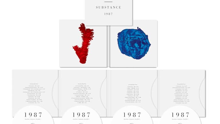 Die Abbildung zeigt das Artwork zu Compilation "Substance 2023" von New Order