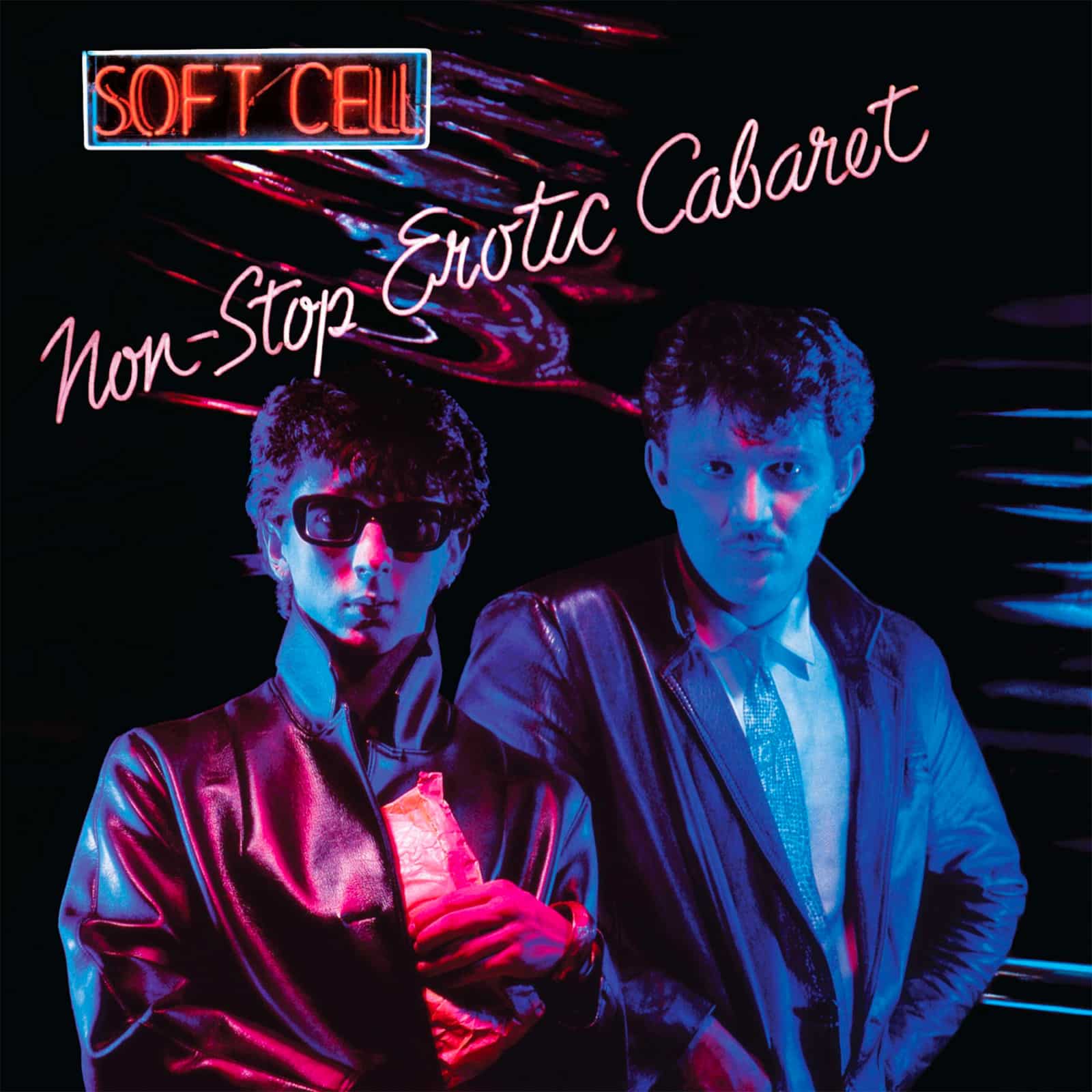 Das Bild zeigt das Artwork des Album "Non-Stop Erotic Cabaret" der Band Soft-Cell