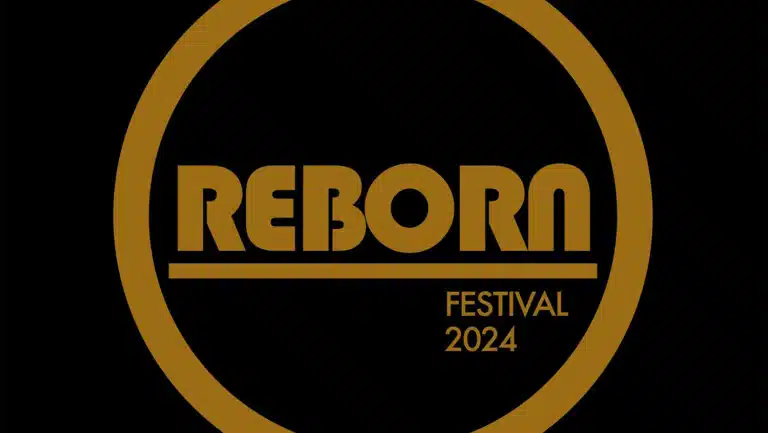Die Abbildung zeigt das Logo des Reborn Festivals